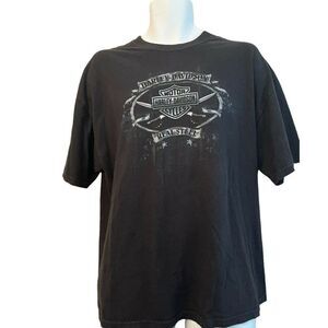 Harley Davidson Motorcycles XL T Shirt Real Steel Myrtle Beach SC Made in USA